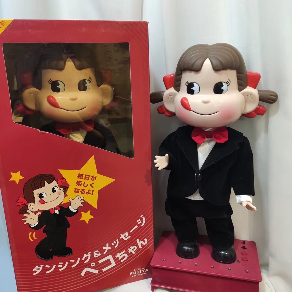 【花花小妹】LuCarlo日本不二家peko牛奶妹公仔手辦娃娃人形周邊禮物擺件