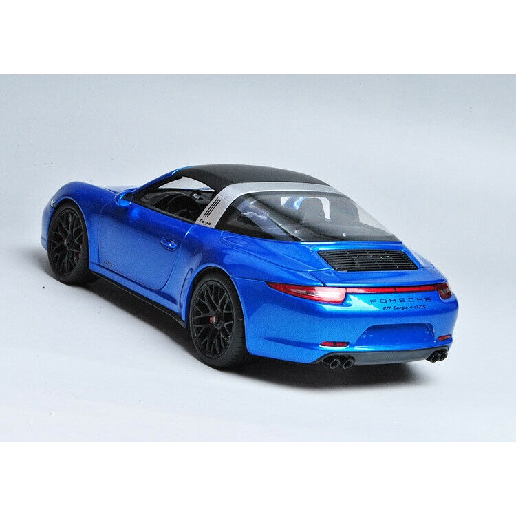 Schuco 1:18 Porsche  911 Targa GTS 保時捷性能跑車藍色