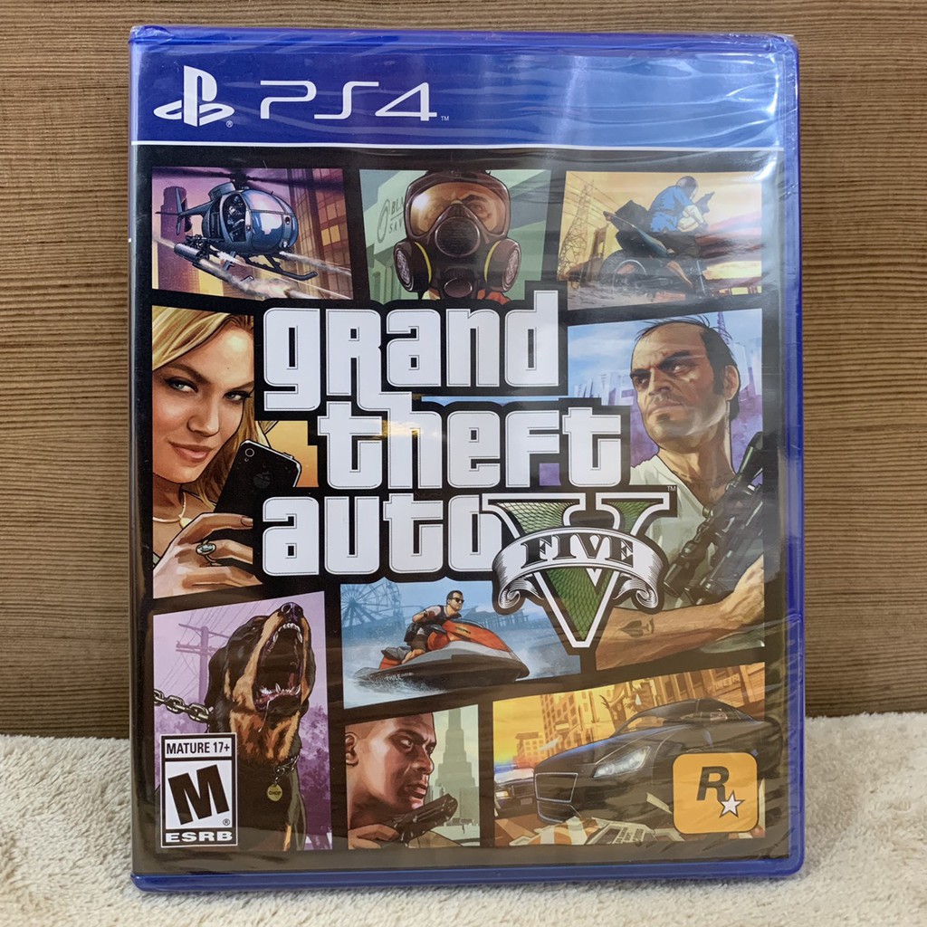 【潮爽電玩】《現貨》PS4 GTA5 俠盜獵車手5 中文版 grand theft auto V FIVE 全新未拆封