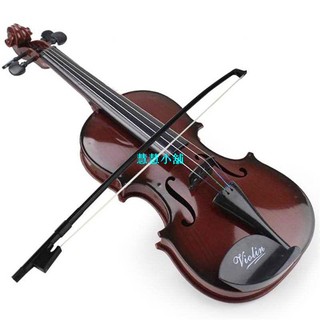 【兒童樂器玩具】免運兒童小提琴玩具學生初學者入門仿真小提琴樂器真弦可彈奏送松香