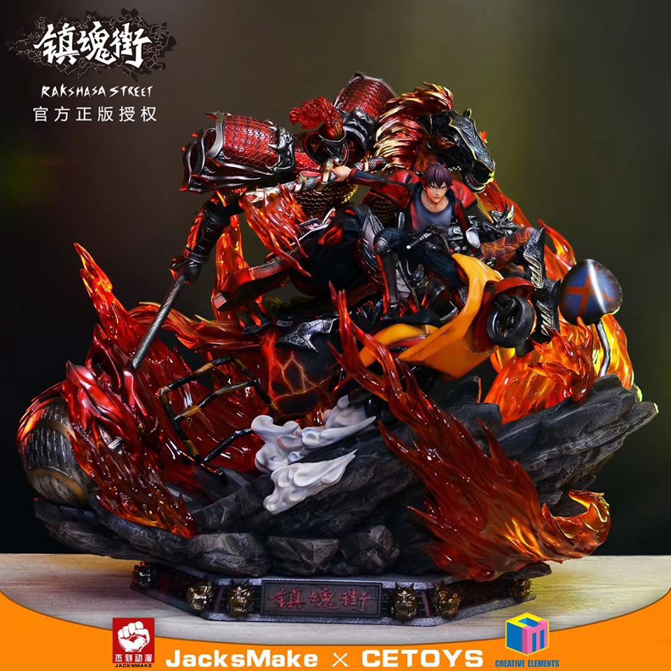 潮玩模王 杰刻動漫gk 杰刻動漫正版授權鎮魂街曹焱兵許褚限量版雕像 蝦皮購物
