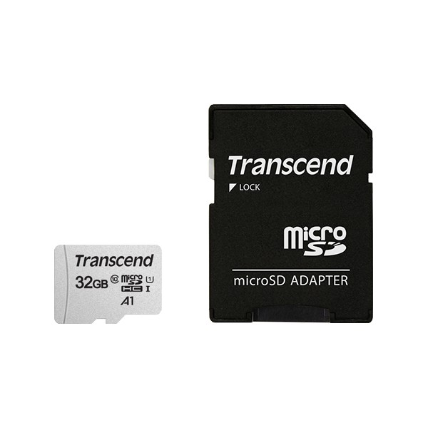 【Transcend 創見】32G 128G microSDXC/SDHC 300S  記憶卡(含轉卡)