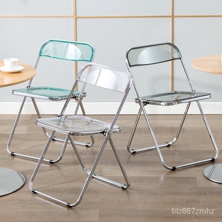 【低價清倉】工廠直銷透明椅子亞克力餐椅ins凳子創意網紅拍照椅子服裝店化妝椅折疊椅