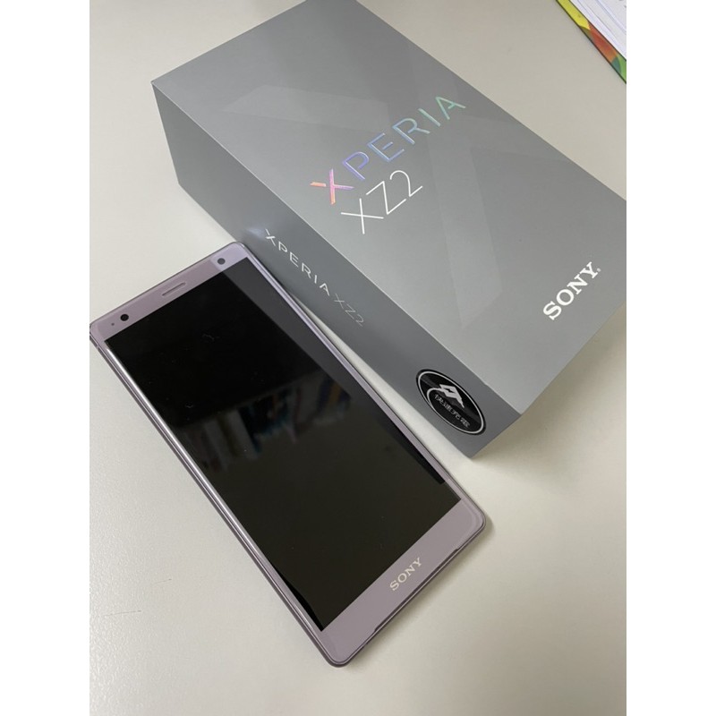 SONY 二手空機XZ2八成新/粉紫/狀況良好/原廠盒