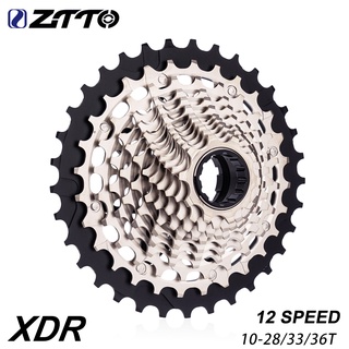 Ztto 12speed 公路自行車 XDR Cassette 10-28T 33T 10-36T 自行車 Cogs 鋼