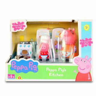 (阿谷小舖) 現貨 Peppa pig 粉紅豬小妹廚房玩具組 台灣代理公司貨