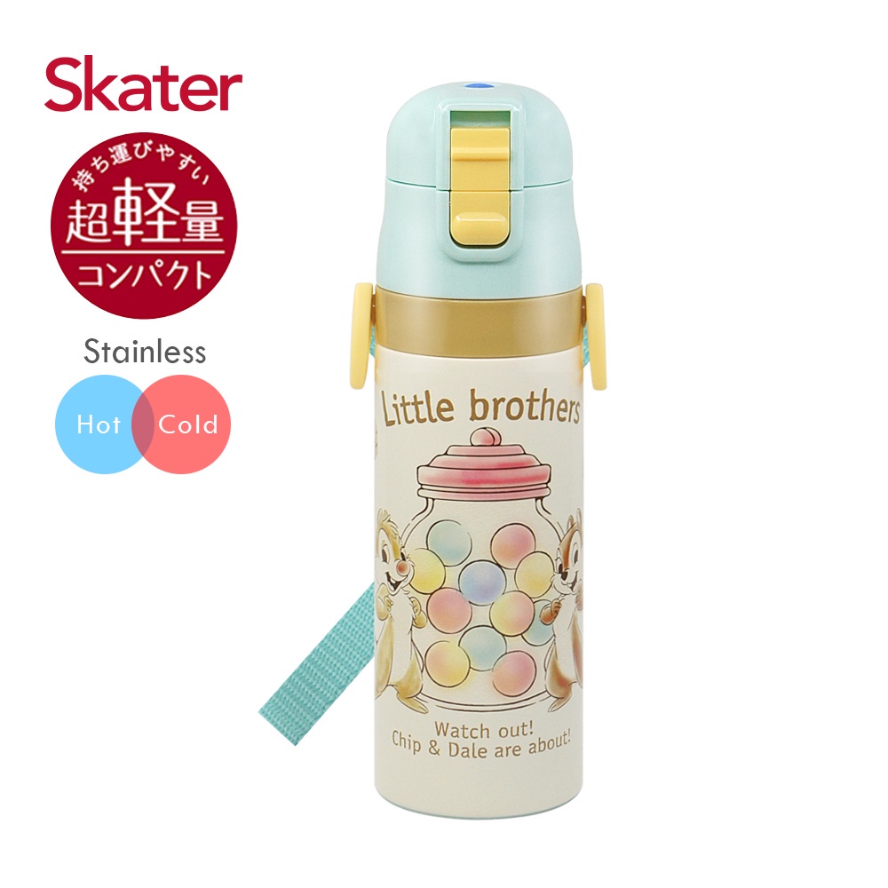 Skater新品扣環處NG-保溫直飲式水壺(470ml) -奇奇蒂蒂