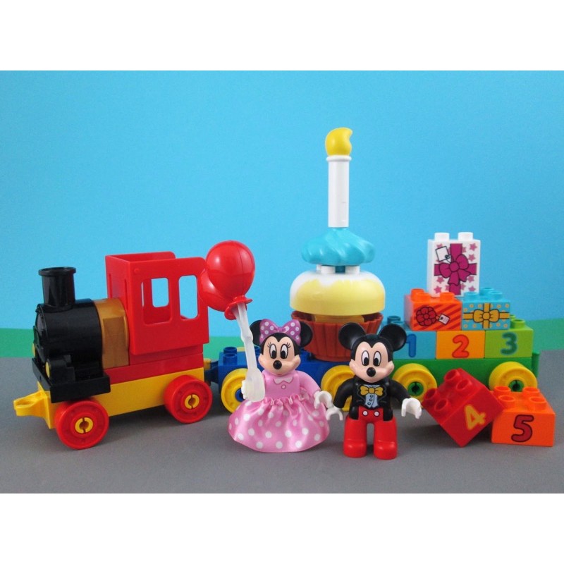 ［二手］LEGO 樂高積木duplo德寶系列  #10597迪士尼米奇米妮火車數字組