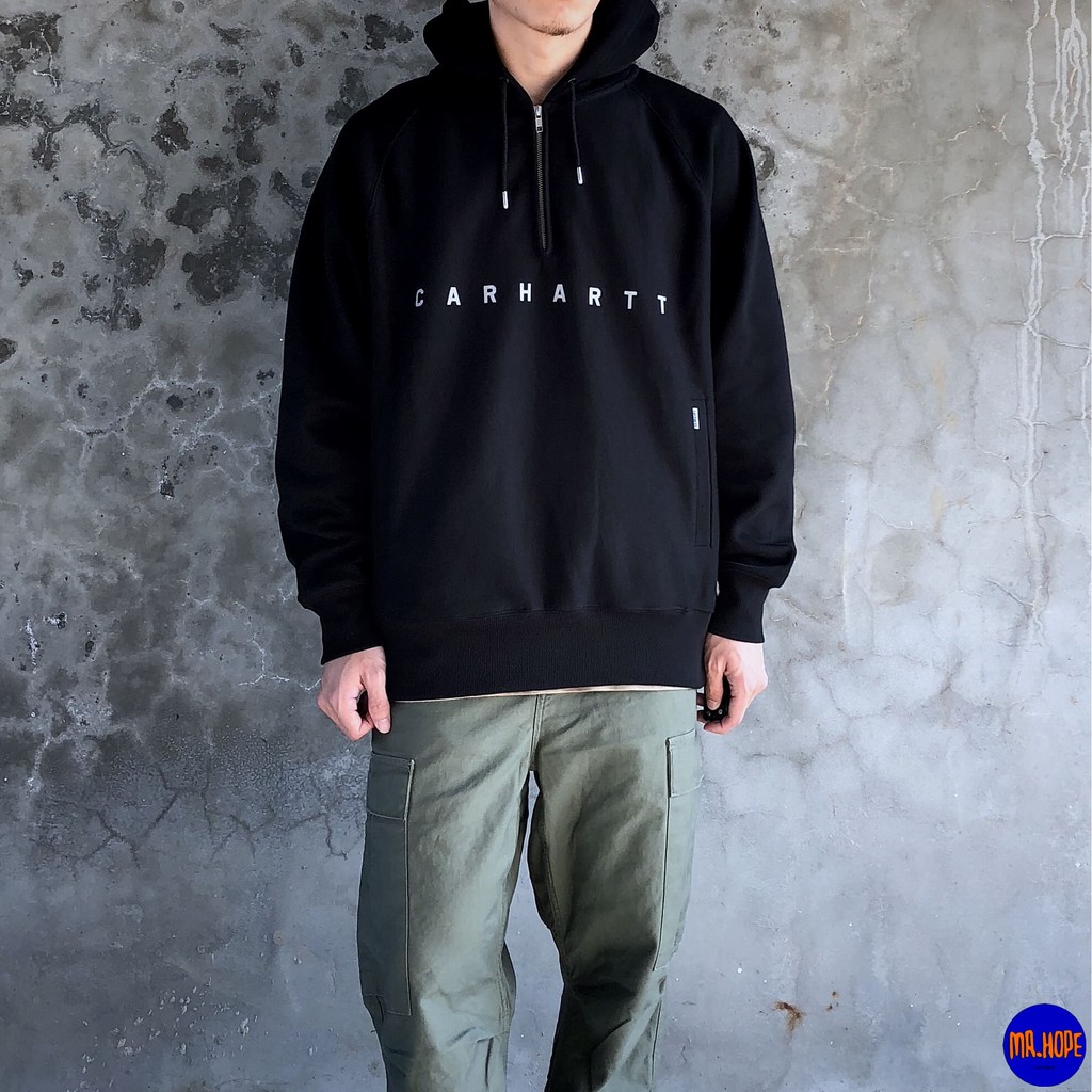 carhartt half zip hoodie