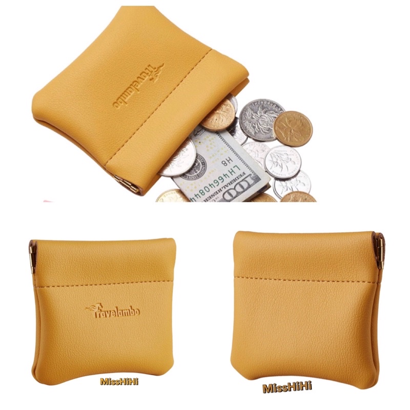 🎁交換禮物🎁Travelambo  零錢包。 皮革 #磁扣 #零錢包 #收納包