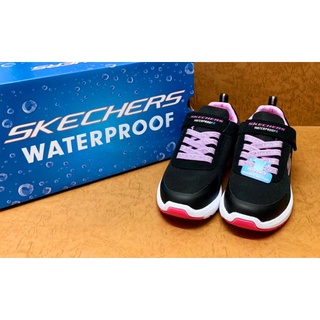 ✩Pair✩ SKECHERS 童鞋 慢跑鞋 運動鞋 302425L/BKLV 柔軟好穿 黏扣帶 輕量 防潑水