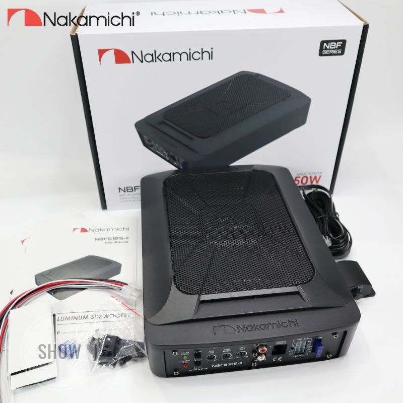 ⚡閃電出貨⚡高規🔈100% 原廠正品✔️ 日本🇯🇵中道 Nakamichi NBF618SII 薄型重低音 車用喇叭