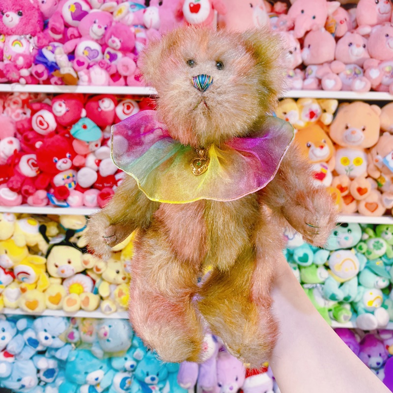 古董泰迪熊 古董熊 彩虹熊 泰迪熊 玩偶 娃娃【狐狸的熊熊】