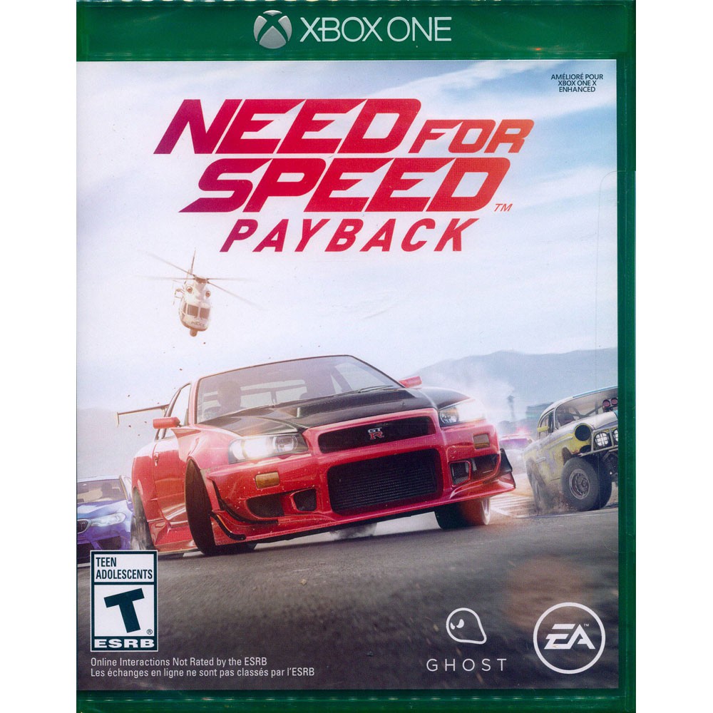 XBOX ONE 極速快感 血債血償 中英文美版 Need for Speed Payback【一起玩】(現貨)