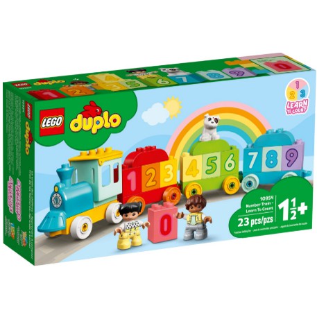 [飛米樂高積木磚賣店] LEGO 10954 Duplo-數字列車-學習數數