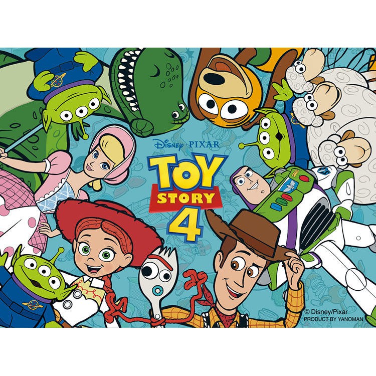 日本進口拼圖 迪士尼 皮克斯 Toy Story 4 胡迪 巴斯 150片迷你塑膠拼圖 2301-25