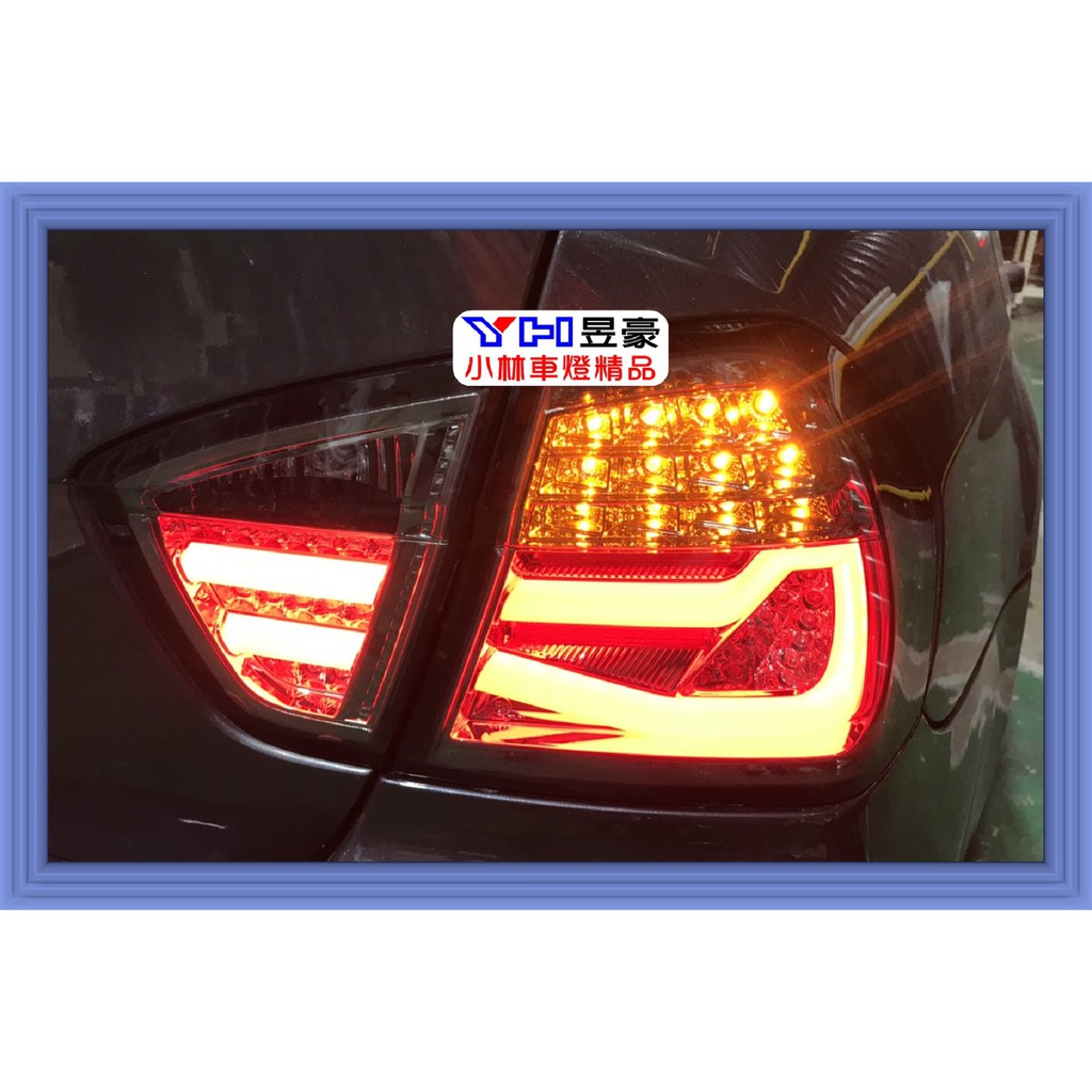 【小林車燈精品】全新外銷品 BMW E90 類 F30 式樣光柱LED 紅白/晶鑽 尾燈 後燈 限量特價中