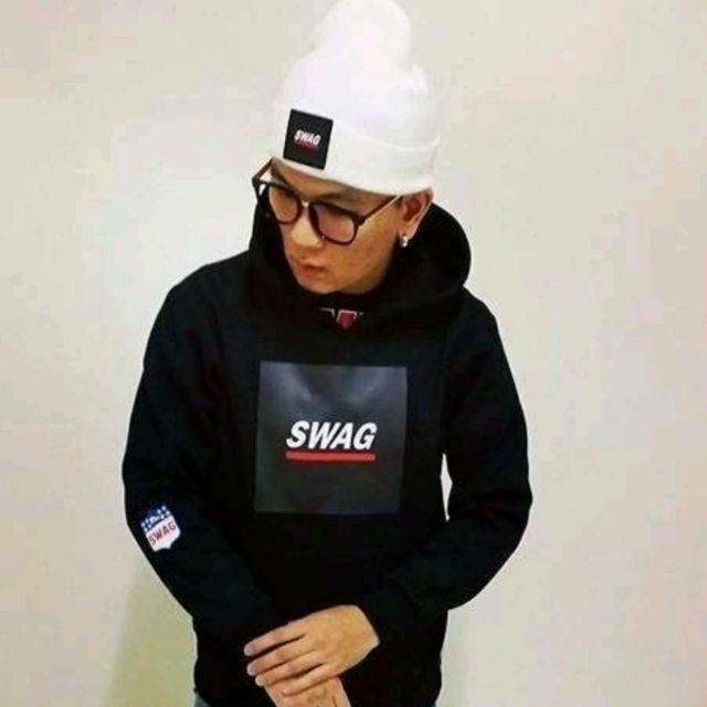 歐美 SWAG 經典 帽T 嘻哈 饒舌 HIP HOP LESS MJF 黑白灰3色 尺寸：S~3XL