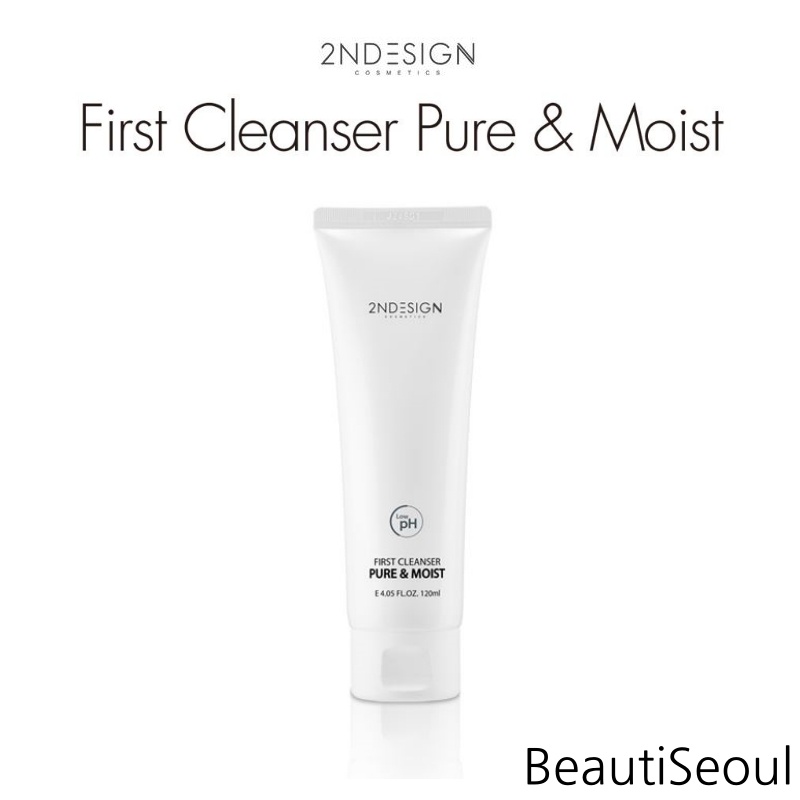 韓國 2NDESIGN First Cleanser Pure & Moist 氨基酸弱酸性潔面乳 120ml