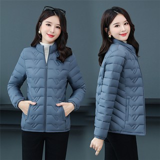 韓版輕薄羽絨棉服 短版棉衣 女生外套 棉襖 羽絨棉衣 冬裝外套 女裝 大尺碼外套 C6904