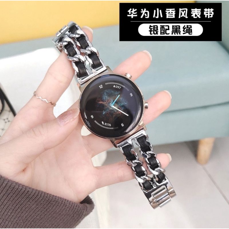 22mm小香風金屬雙層錶帶  米動青春版 小米錶帶 三星active 華米 Amazfit GTS3運動錶帶