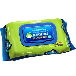 森林小精靈 海洋深層水嬰兒潔膚濕巾(加厚)x3