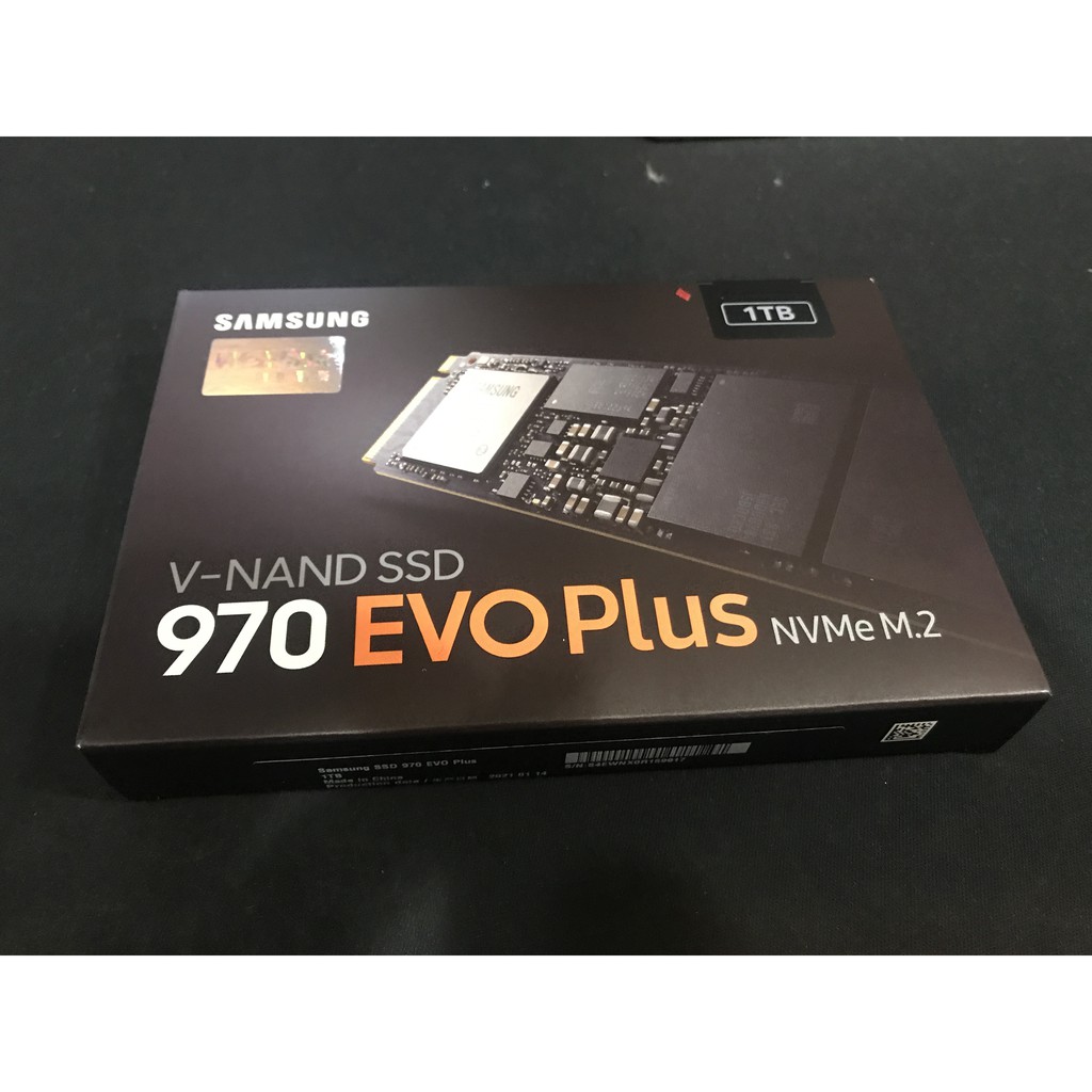 三星 SAMSUNG 970 EVO Plus NVME M.2 SSD 1T固態硬碟~全新未使用