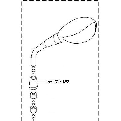 YAMAHA 山葉 原廠 勁戰 / 新勁戰 一.二.三代 後照鏡防水套