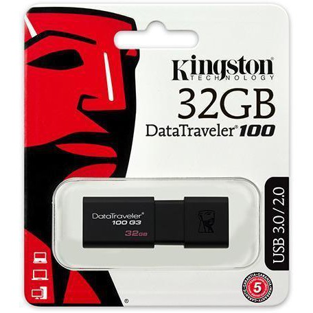 金士頓 32G DataTraveler 100 G3 KINGSTON DT100G3/32GB 五年保