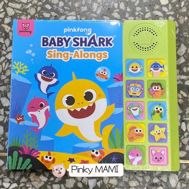 粉紅媽咪 PinkyMAMI👉現貨 韓國🇰🇷代購⭐️2021最新款 鯊魚寶寶 蝦嘟嘟 有聲書/baby shark