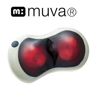 muva 3D多點溫感揉捏枕(可車充按摩枕/熱敷/揉捏/紓壓/放鬆/舒緩/按摩器/母親節禮物)