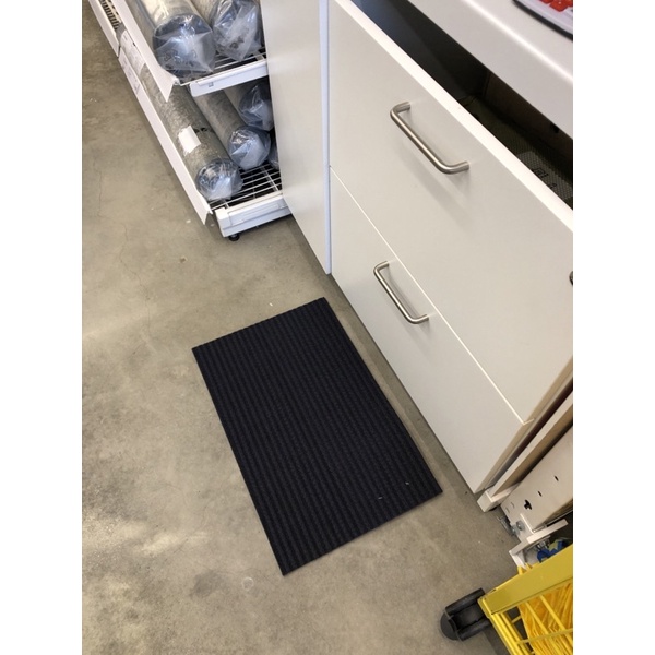 IKEA KLAMPENBORG 門墊 深藍色35x55 背面為乳膠材質 地墊墊子地毯