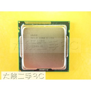 【大熊二手3C】CPU-1155 Xeon E3-1220 UP 3.4G 8M 5 GT/s SR00F-4C4T