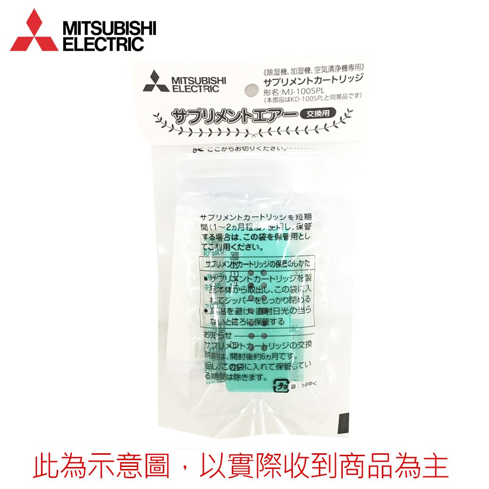 Mitsubishi 三菱 原廠除溼機專用藥草盒 KD-100PL / KD100PL / MJ-100SPL