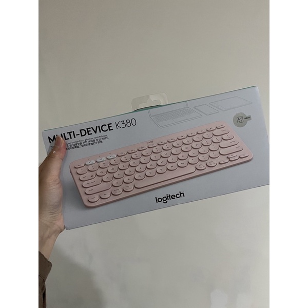 羅技 logictech K380鍵盤 粉色 全新