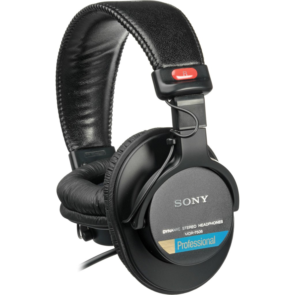 【現貨免運】 日本 SONY MDR-7506 MDR 7506 監聽耳機 耳罩式 錄音 編曲 混音 原廠收納袋 轉接頭