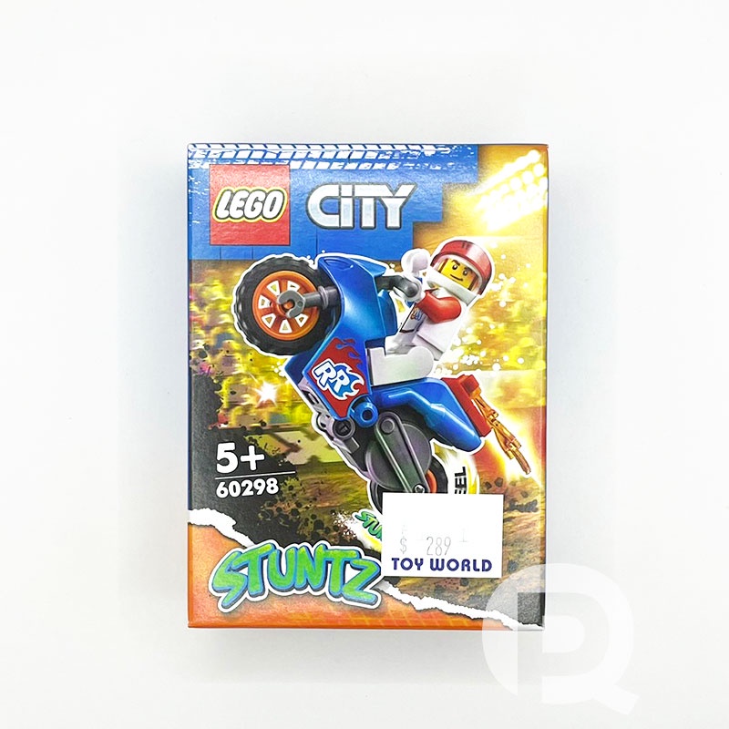 【ParaQue】LEGO 樂高積木 City 城市系列 60298 飛天特技摩托車 禮物