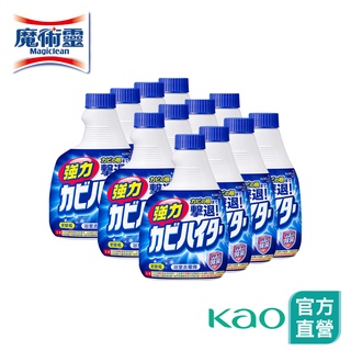 【魔術靈】浴室清潔劑 日本原裝去霉劑 更替瓶400ml 12入組│花王旗艦館