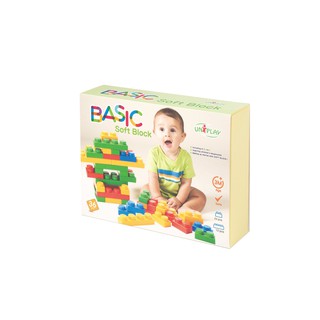 UNIPLAY抗菌軟積木 BASIC款 36pcs