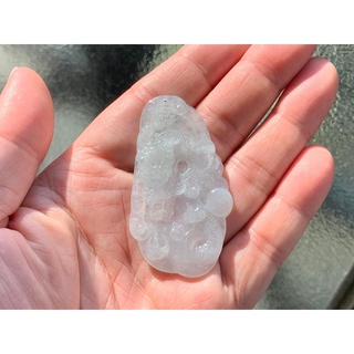 天然緬甸翡翠A貨 細糯種 冰種 龍行天下 翡翠掛件 手工精雕【琪臻珠寶 Qi-Zhen Jewelry】免運