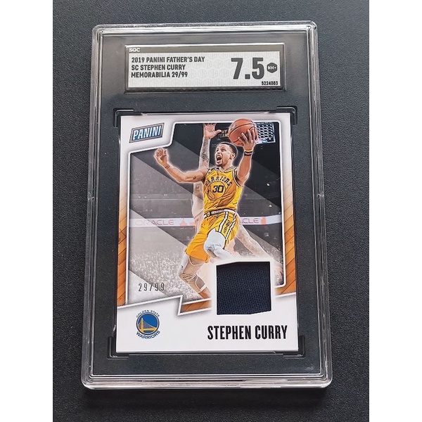 鑑定卡 球衣卡 限量 2019 Panini Father's Day Stephen Curry /99 SGC