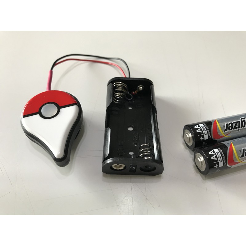 ポケモンgoプラス改 マイコン制御による自動化単三電池１本動作