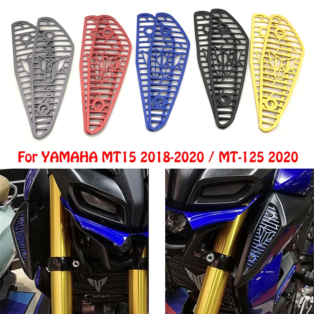 適用於雅馬哈 MT-15 MT15 2018 2019 2020 MT-125 MT125 摩托車進氣罩格柵保護罩配件