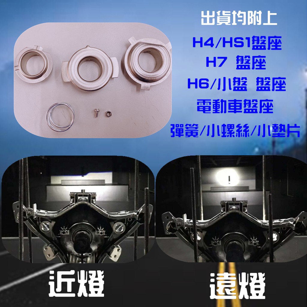 M9 LED魚眼大燈交直流通用 小孔徑H6小盤/H4,HS1,H17台灣區總代理現貨供應台灣保固 舊型車款可直上安裝