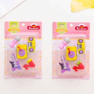 樂器模擬橡皮擦 創意橡皮擦 可裝卸 模擬橡皮擦 造型橡皮擦 音樂 鋼琴 吉他 麥克風 樂器 電鋼琴 薩克斯風 派對 獎品