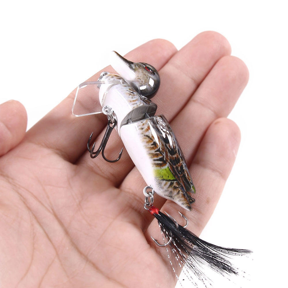 釣魚愛好者戶外釣魚的誘餌釣魚硬餌鴨形誘餌 蝦皮購物