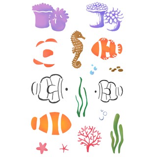 【 Micia 美日手藝館 】透明印章-小丑魚的海底世界 CPM-122
