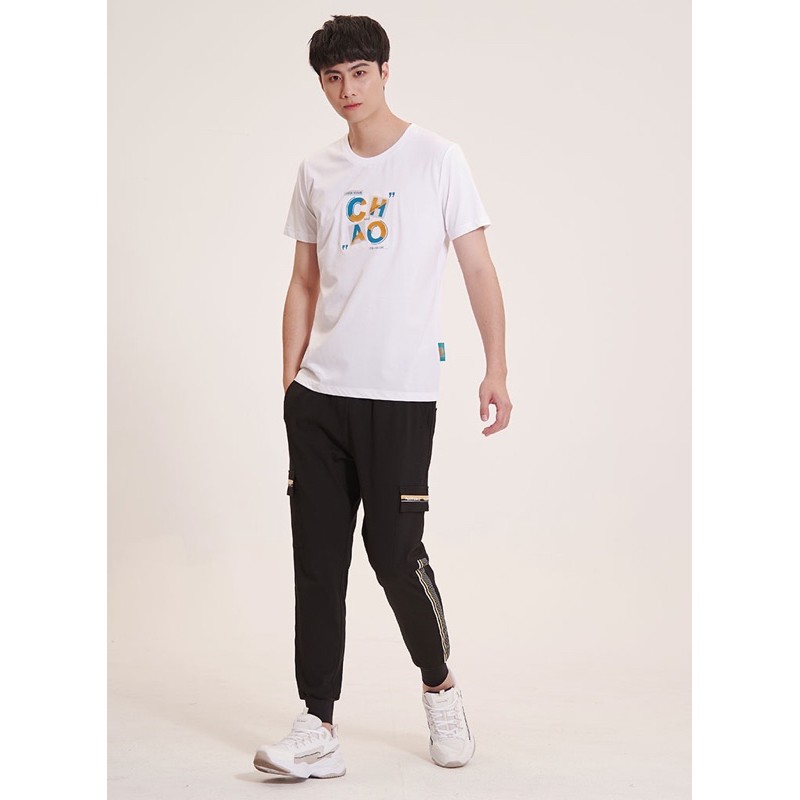 🦄GOES CLUB 男款⚡️ 韓版時尚潮流CHAO字母背面圖文印花個性T恤-2色 黑 /白❤️特價NT$1580