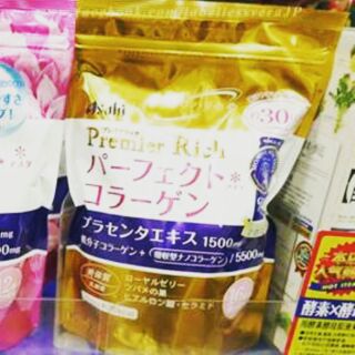 （小兔）預購 原本粉色 和 金色升級版 Asahi Premier Rich 完美 膠原蛋白粉