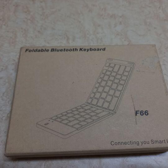 折疊式鋁合金靜音無線藍牙鍵盤F66 已預定